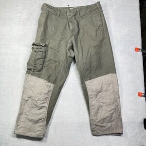 Honor The Gift Paratrooper Pants Moss Heavyweight Duck Canvas Quilted - 33X27